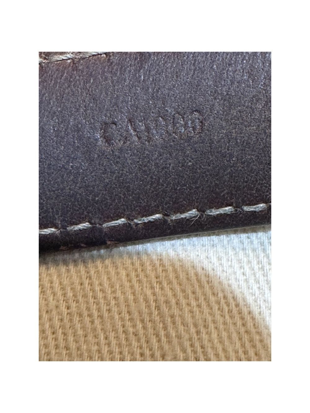 Louis Vuitton Damier Ebene Canvas Leather 25mm Buckle Belt 90/36 w COA - Picture 6 of 15